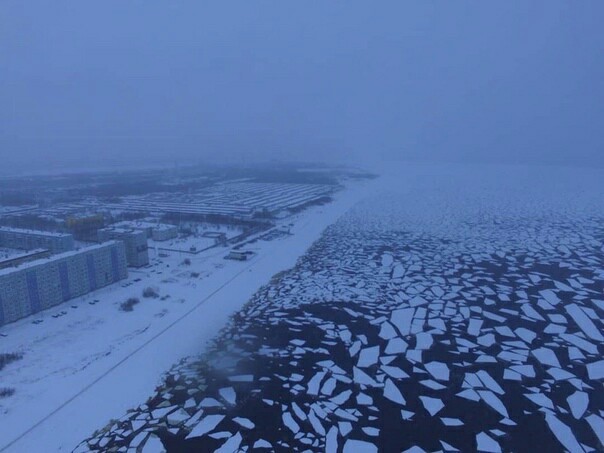 White Sea in January 2019 - Severodvinsk, Jagry, Winter, White Sea, Quadcopter, The photo