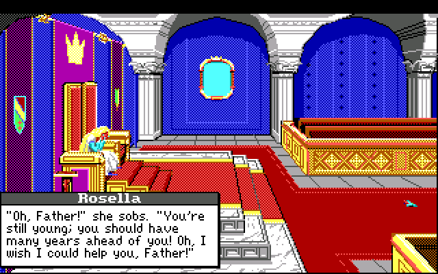 King's Quest IV: The Perils of Rosella. Часть 1. - Моё, 1988, Прохождение, Квест, Sierra, Игры для DOS, Ретро-Игры, Игры, Длиннопост