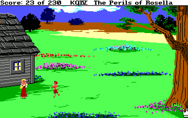 King's Quest IV: The Perils of Rosella. Часть 1. - Моё, 1988, Прохождение, Квест, Sierra, Игры для DOS, Ретро-Игры, Игры, Длиннопост