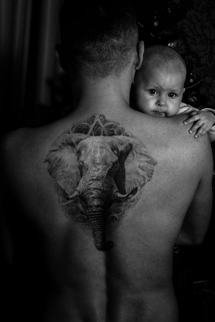 Protected! - My, Back, Tattoo, Ganesha, Elephant and pug