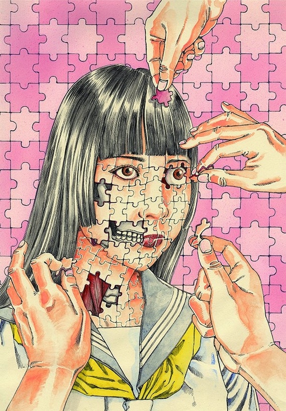 Мозайка - Anime Art, Аниме, Anime Original, Shintaro kago