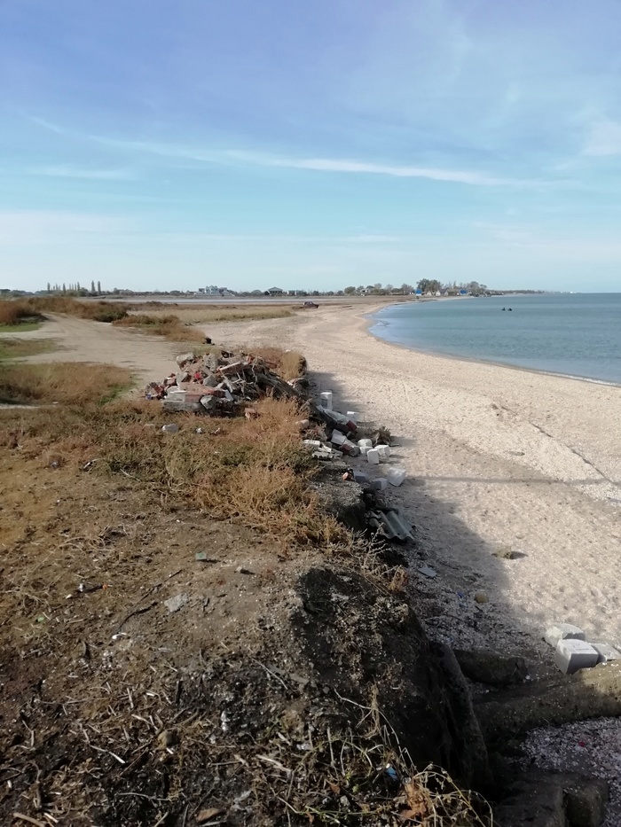 Sea, trash! - My, Azov sea, Garbage, Relaxation, Locals, Longpost