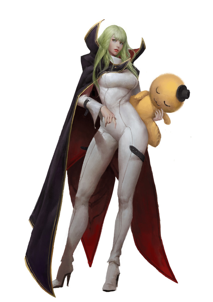 CC Anime Art, , Code Geass, Junyu ZhouGao, CC (Code Geass)