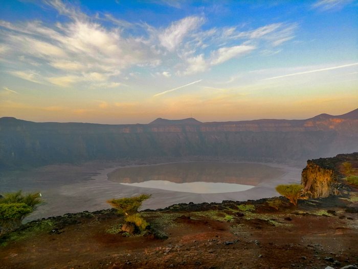 Al Waaba Crater - My, Saudi Arabia, , Exotic, Travels, Desert, Volcano, Longpost