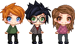 Pixel art and the world of Harry Potter - Pixel, Harry Potter, GIF