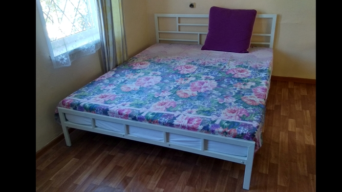 Bed for giving - My, Dacha, Furniture, First long post, GIF, Longpost