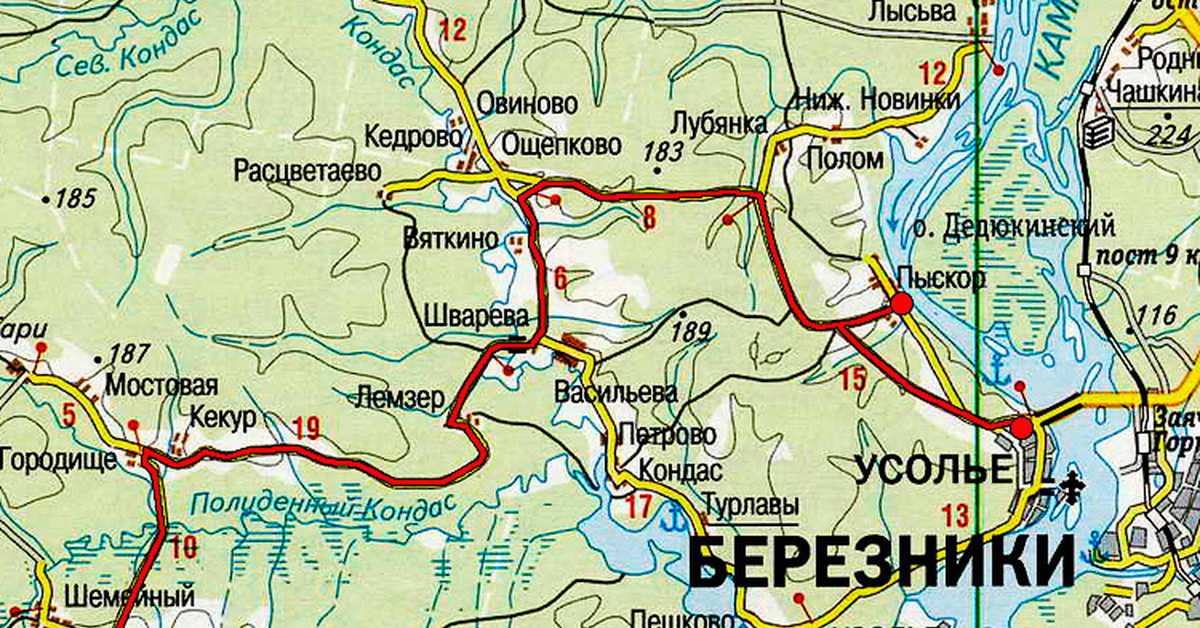 Спутниковая карта пермский край пермский район