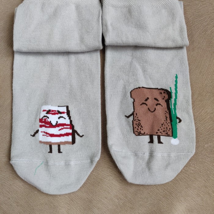 Socks for lovers - My, Socks, Cup and crackling