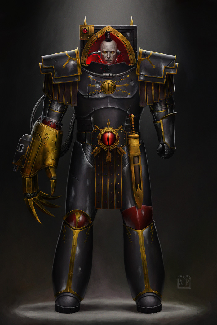 Ezekiel Abaddon. - My, Warhammer 40k, Chaos space marines, , Abaddon, Black legion