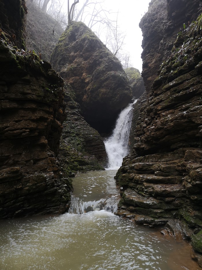 Rufabgo Creek Waterfalls - My, Nature, Waterfall, The photo, Longpost