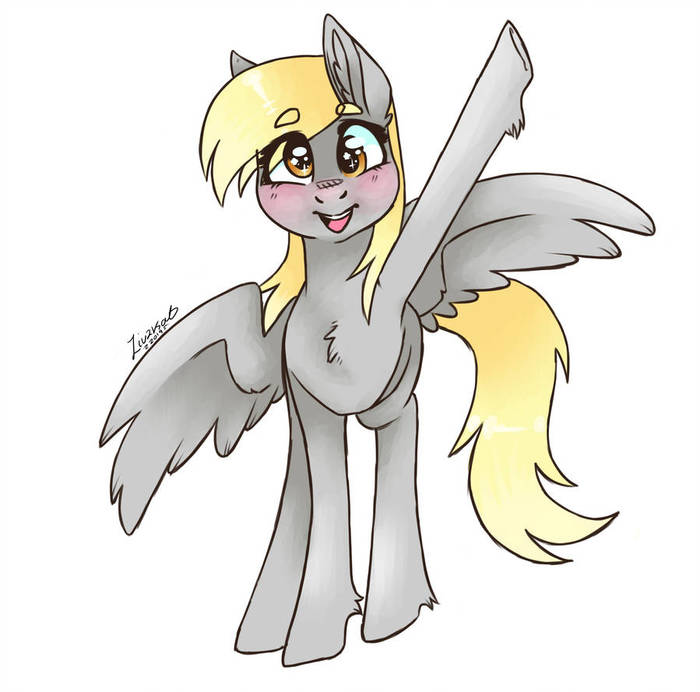  My Little Pony, Derpy Hooves, Ponyart, Emolivz