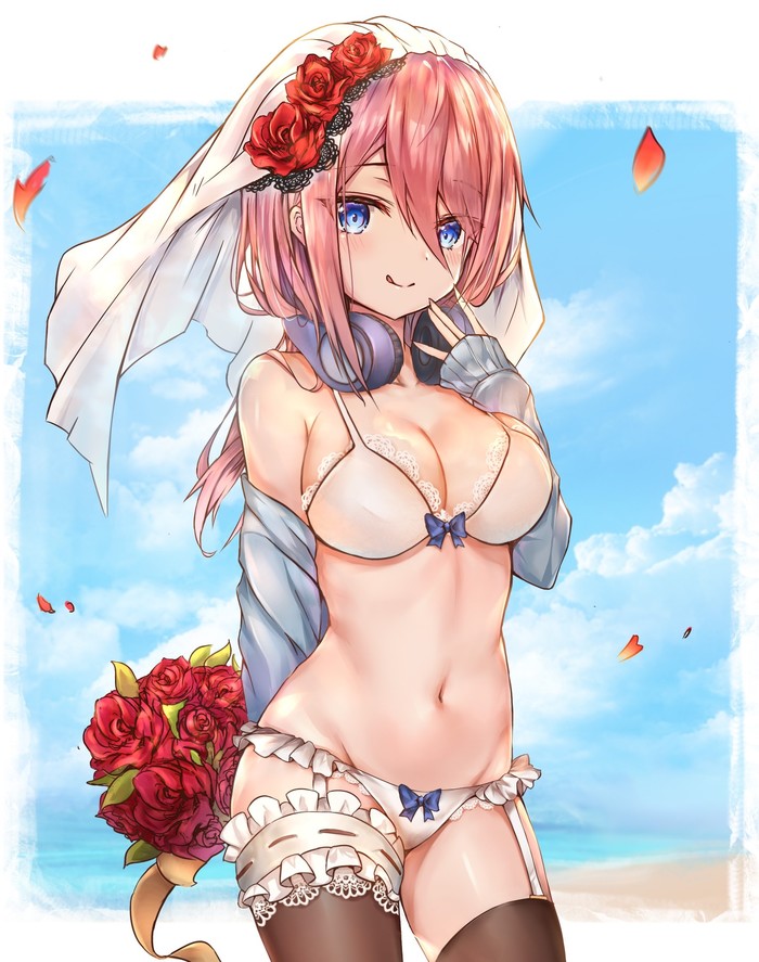 Anime Art #225 - Anime art, Nakano miku, Gotoubun no hanayome, Anime, Chan, Milota