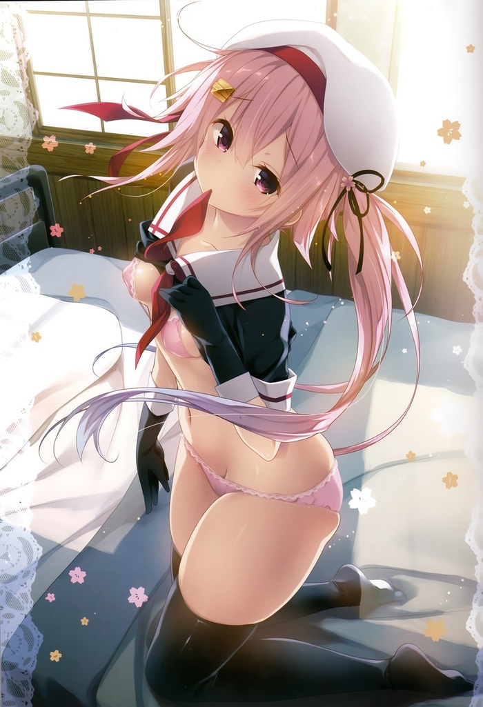 Harusame - NSFW, Kantai Collection, Harusame, Этти, Anime Art, Аниме, Арт