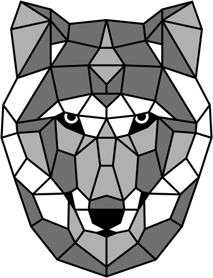 Wolf - My, Drawing, Wolf