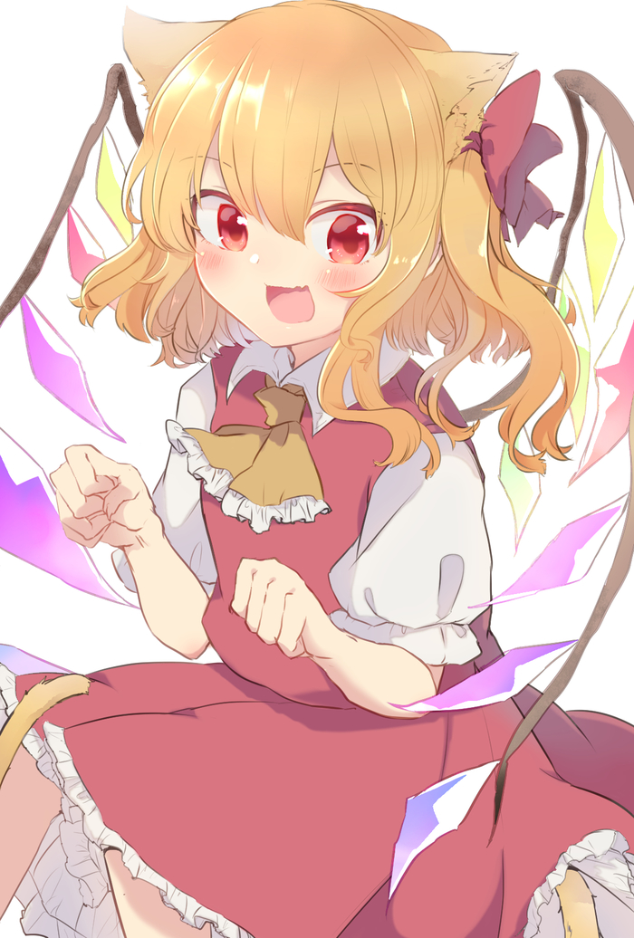 Flandre Scarlet - Touhou, Anime Art, Аниме, Flandre Scarlet, Aoi annbi