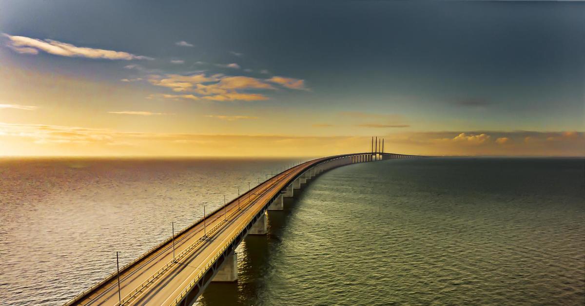 Мост из норвегии в данию
