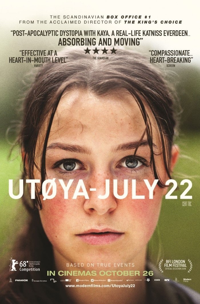 Utoya, July 22 is a dramatic thriller about a real tragedy. - My, , Drama, Thriller, Norwegian Cinema, Video, Longpost