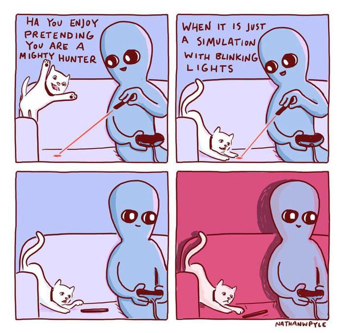 Best view on the planet #3 - Aliens, Comics, Computer games, cat, Nathan w Pyle, Pets, Translation