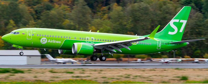 S7   Boeing 737 Max 8   .        , , S7 Airlines, Boeing 737, , 