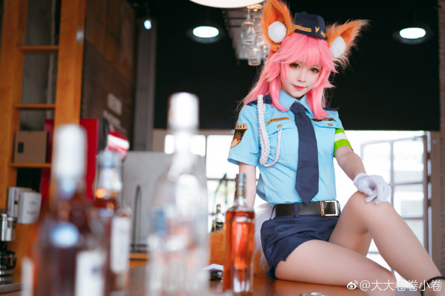 fox policeman - Cosplay, Longpost, Girls, Cosplayers, Costume, Anime, Fate grand order, Tamamo no mae