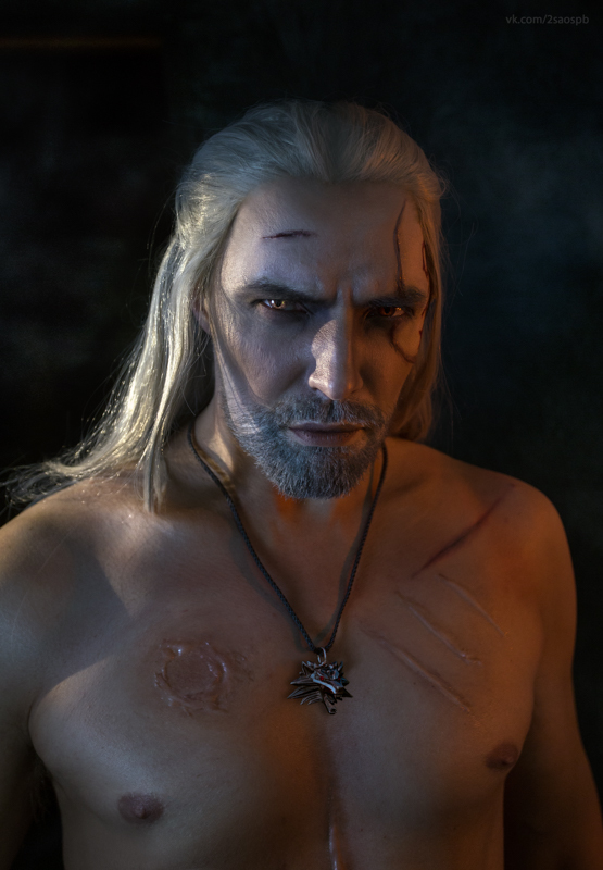 Zakos on Geralt, The Witcher 3 - My, The Witcher 3: Wild Hunt, The Witcher 3: Wild Hunt, Geralt of Rivia, Prop School, Cosplay