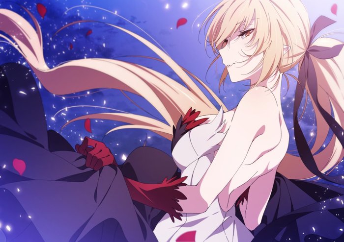 Third Form Kissshot - Anime, Anime art, Monogatari series, Kiss-Shot Acerola-orion Heart-under-blade