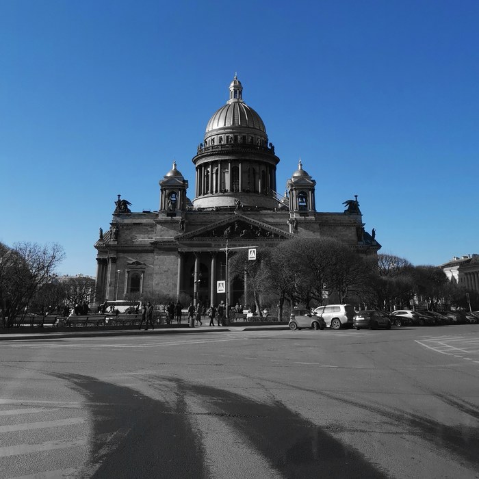 Today it's the other way around - My, Saint Petersburg, Fifty Shades of Gray, Saint Isaac's Cathedral, Grey