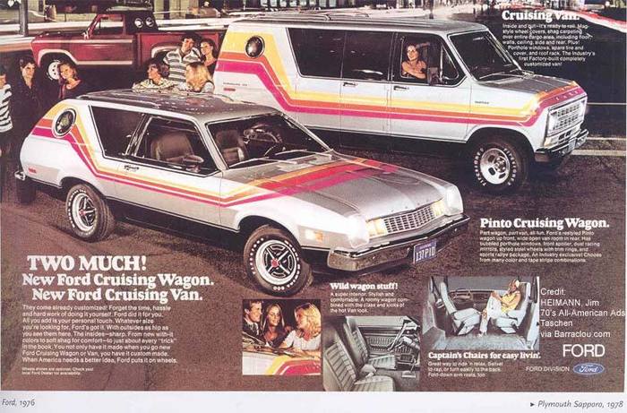 Ford Pinto Cruising Wagon and its successors. Cheerful station wagon of the late 70s - Ford, 70th, Auto, USA, Longpost, Advertising, Brochure