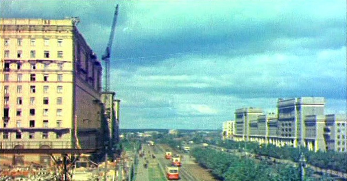 1952 год век. Ленинградский проспект 60-е.