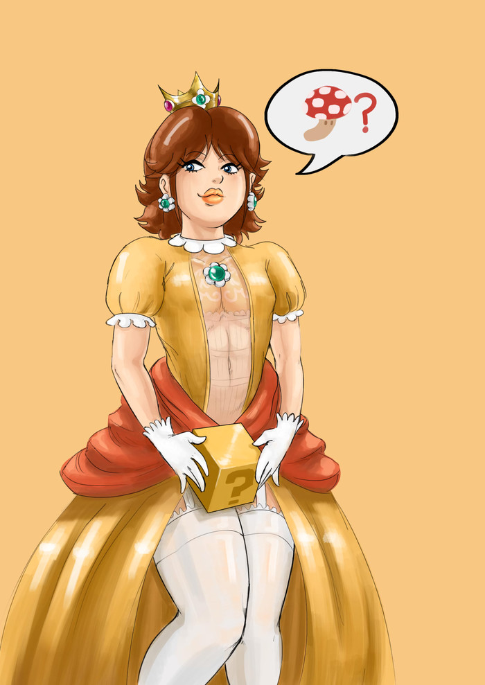 Prince Daisy - Its a trap!, Princess Daisy, Art, Super mario, Mario