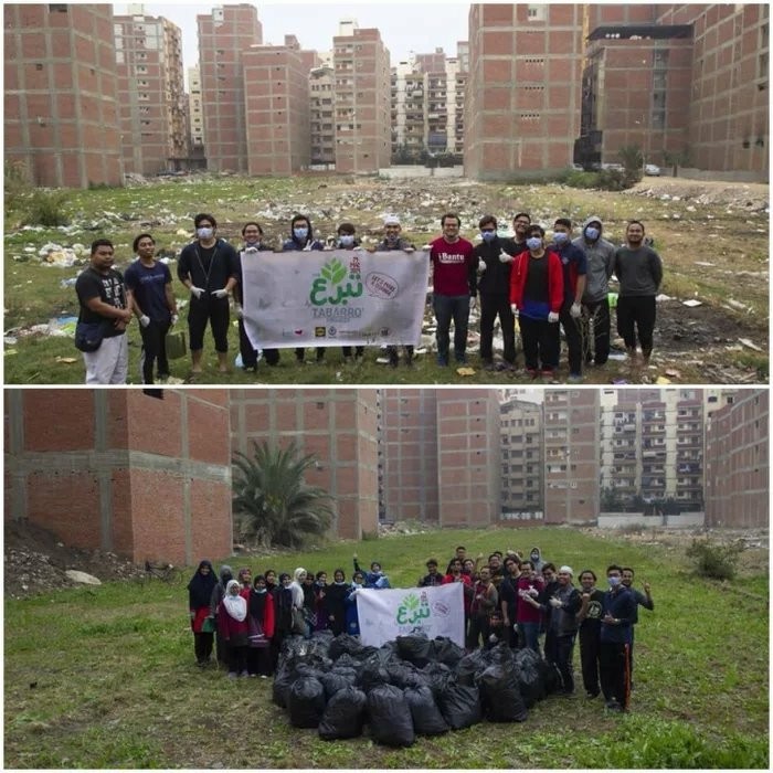 Malaysian students join chistomen league - Charity, Garbage, Cleaning, Students, Egypt
