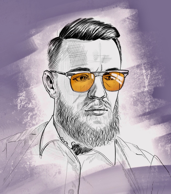 Conor McGregor - My, Conor McGregor, Drawing, Portrait, Digital drawing, MMA, Boxer, Celebrities