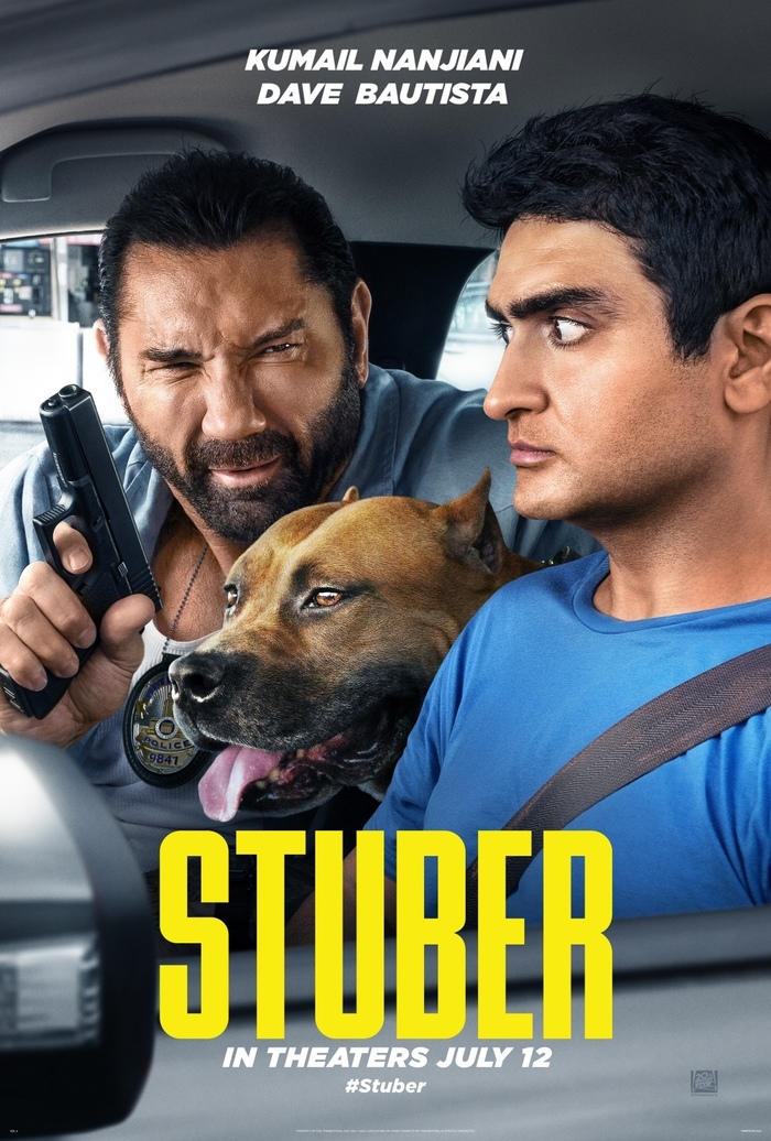 Trailer for action comedy Stuber - Dave Batista, , , Боевики, Comedy, Trailer, Taxi, , Video, Longpost