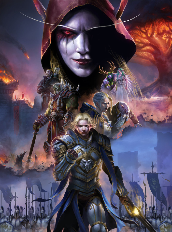 Battle For Azeroth by Jasper Zhao Warcraft Art, World of Warcraft, Blizzard, WOW, , Game Art