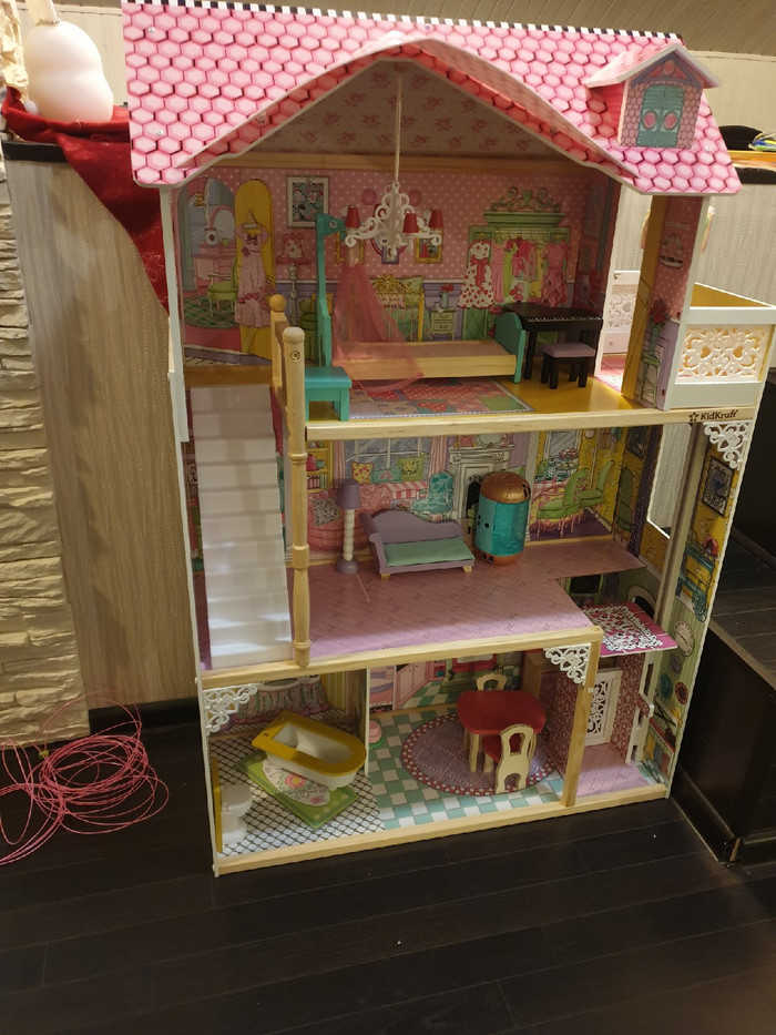 Time one in the morning, I collected it! - My, Dollhouse, Time, Children, Presents