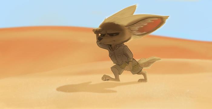 Photo of the Day: Lys Finnick, Morocco - Qalcove, , Zootopia, Fenech, Art, The photo, Finnick the Fennec