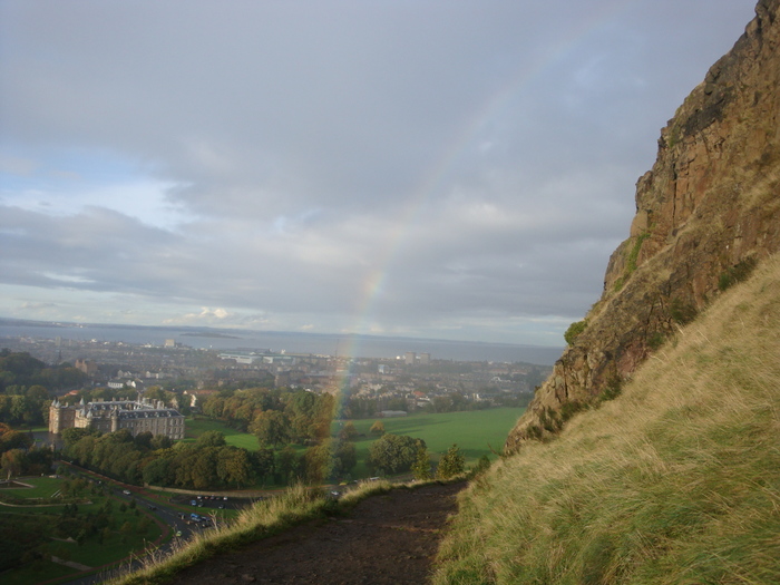 Edinborough 19 - My, Edinburgh, Scotland, Travels, Rainbow, Longpost, Nature