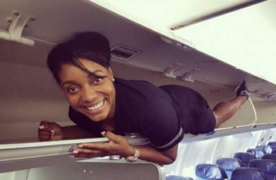 Flight attendants showed what they do while there are no passengers nearby - Stewardess, Dedication, Scream, Longpost