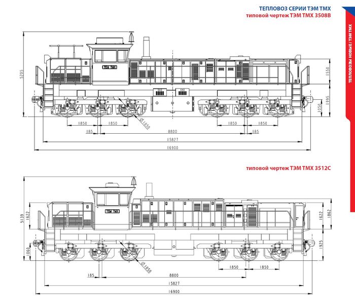 Тэм1 тепловоз чертеж
