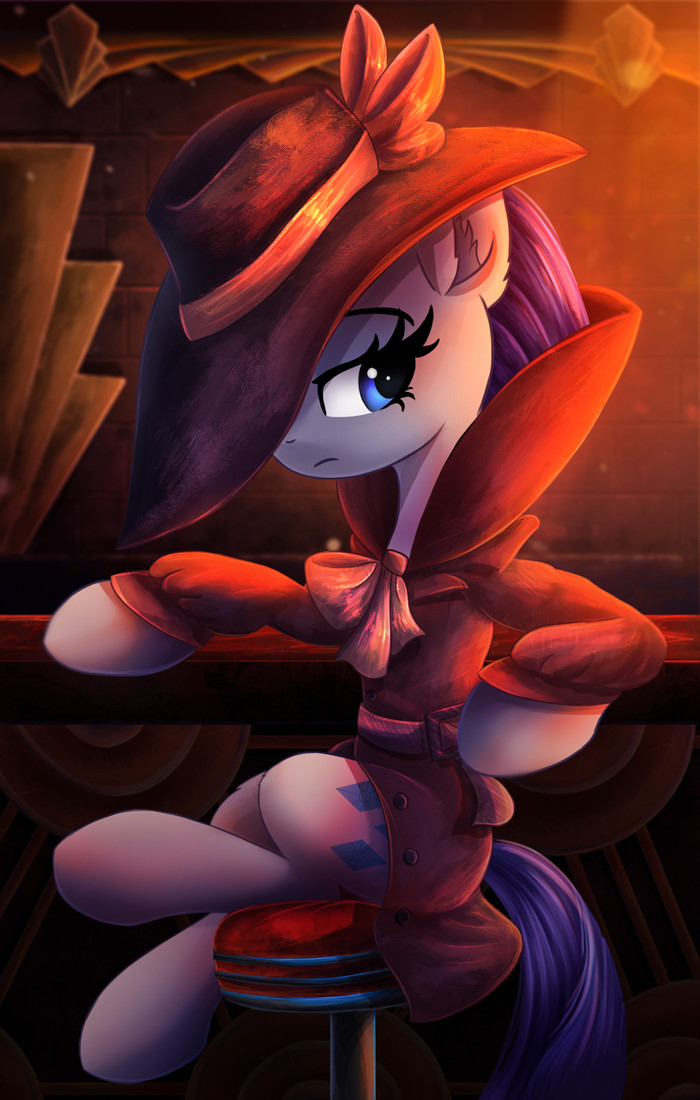 Detective Rarity - My Little Pony, PonyArt, Rarity, Atlas-66, MLP Season 9