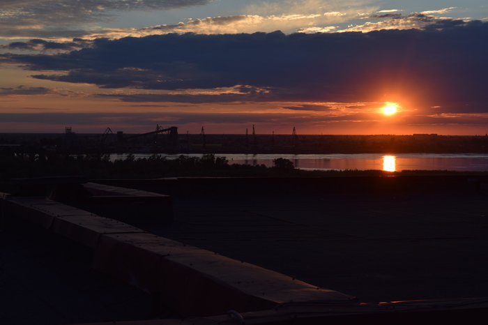 Photographs from the roof as a separate art form. Astrakhan. #one - My, , Photos with history, Longpost, , The photo