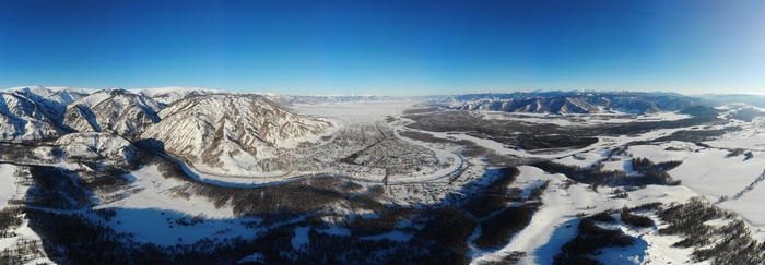 Notes of an adventurer: Gorny Altai. Final bonus. - My, Mountain Altai, Ust-Koksa, , The mountains, Quadcopter, Панорама, Travels, DJI Mavic Air, Longpost, Altai Republic