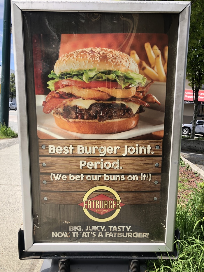 Chotkaya advertising - Hamburger, Food, Humor, Fast food, Buns, Advertising, Signboard