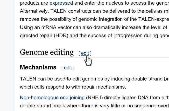 The easiest way - Genome editing, 