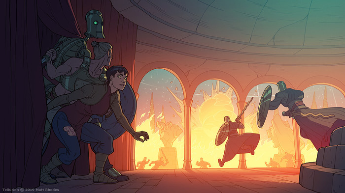 Tellurion [10] - Tellurion, Matt Rhodes, Web comic, Art, Fantasy, Adventures, Comics, Longpost