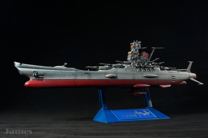 Space Battleship Yamato - My, Stand modeling, Yamato, Anime, Battleship, Battleship Yamato, Longpost, Spaceship