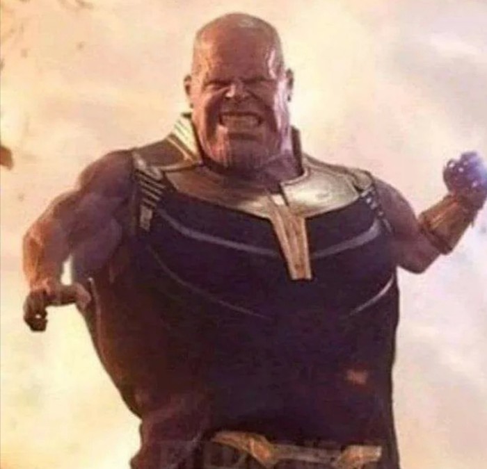 When you try to hit someone in your sleep.... - Thanos, Dream, Hit