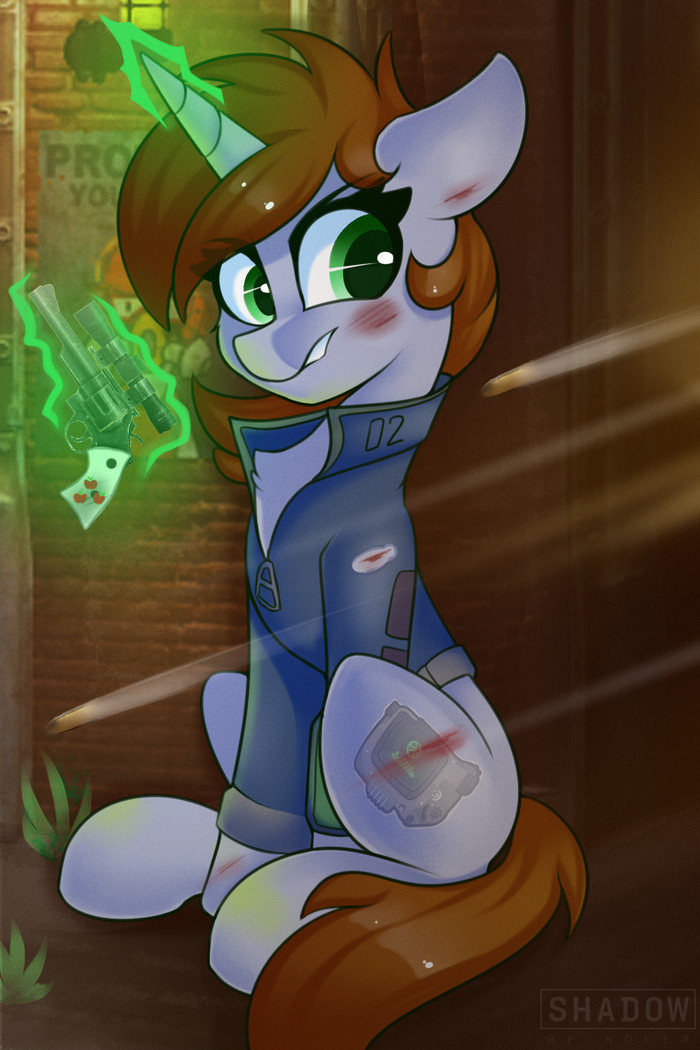 Littlepip - My little pony, PonyArt, Fallout: Equestria, Littlepip, Original character, Shadowreindeer