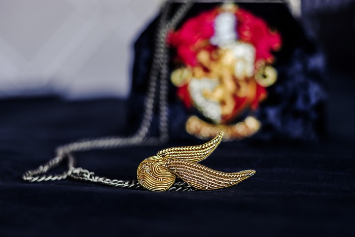 Brooch Golden Snitch from the Harry Potter universe - My, Harry Potter, Decoration, Craft, Snitch, Joanne Rowling