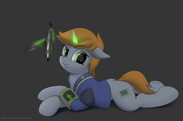 Dontcha mess with Pip My Little Pony, Fallout: Equestria, Littlepip, Hardbrony